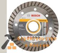 Диск алмазный BOSCH, 115x22,23мм, PF Universal, универ