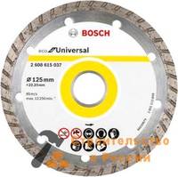 Диск алмазный BOSCH, 125мм, ECO, строительный материал