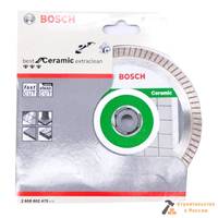 Диск алмазный BOSCH, 125x22,23мм, BF Ceramic Extraclean Turbo, керамика
