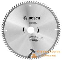 Диск пильный BOSCH ECO WO, 254х30 мм 80зуб