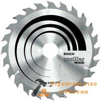 Диск пильный BOSCH OPTILINE, 190х30мм, 60