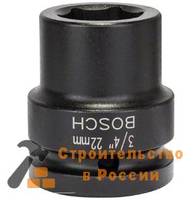 Головка BOSCH, торцевая, 22мм, 3/4