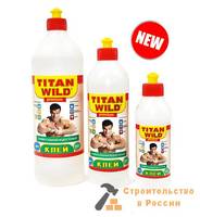 Клей Титан Wild прозрачный, универ, морозоуст, 1л