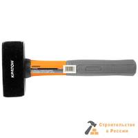 Кувалда c фиберглассовой обрезиненной рукояткой Кратон 1,5 кг