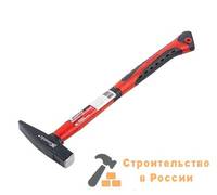 Молоток MATRIX, слесарный, фиберглас обрезин ручка, 300г