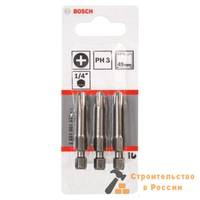 Набор бит BOSCH PH3, XH, 49мм, 3шт