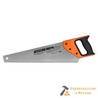 Ножовка Кратон HOBBY 400 мм шаг 3,6 мм 2-гранные закаленные ТВЧ зубья