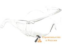 Очки СИБРТЕХ, защитные, открытого типа, прозрачные, ударопрочный поликарбонат