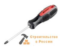 Отвертка MATRIX, комбинир, антискользящая двухкомп ручка, SL6,0хPH2мм