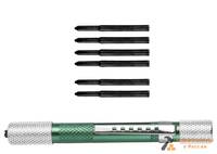 Отвертка SATA часовая со сменными вставками PH,TORX, S03142