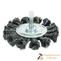 Щетка для дрели плоская усиленная Кратон O75 мм