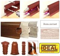 Заглушка левая и правая Ideal Ясень светлый